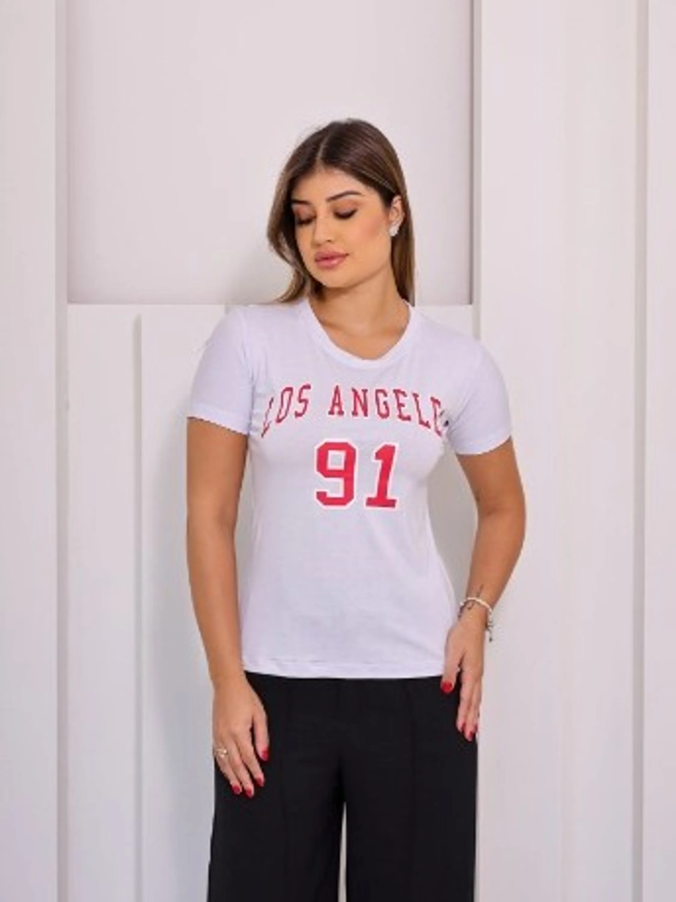 Blusa tshirt estampa Los Angeles