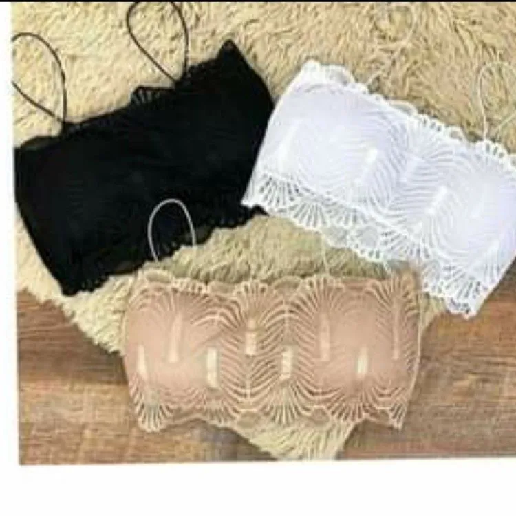 Kit Cropped de Renda