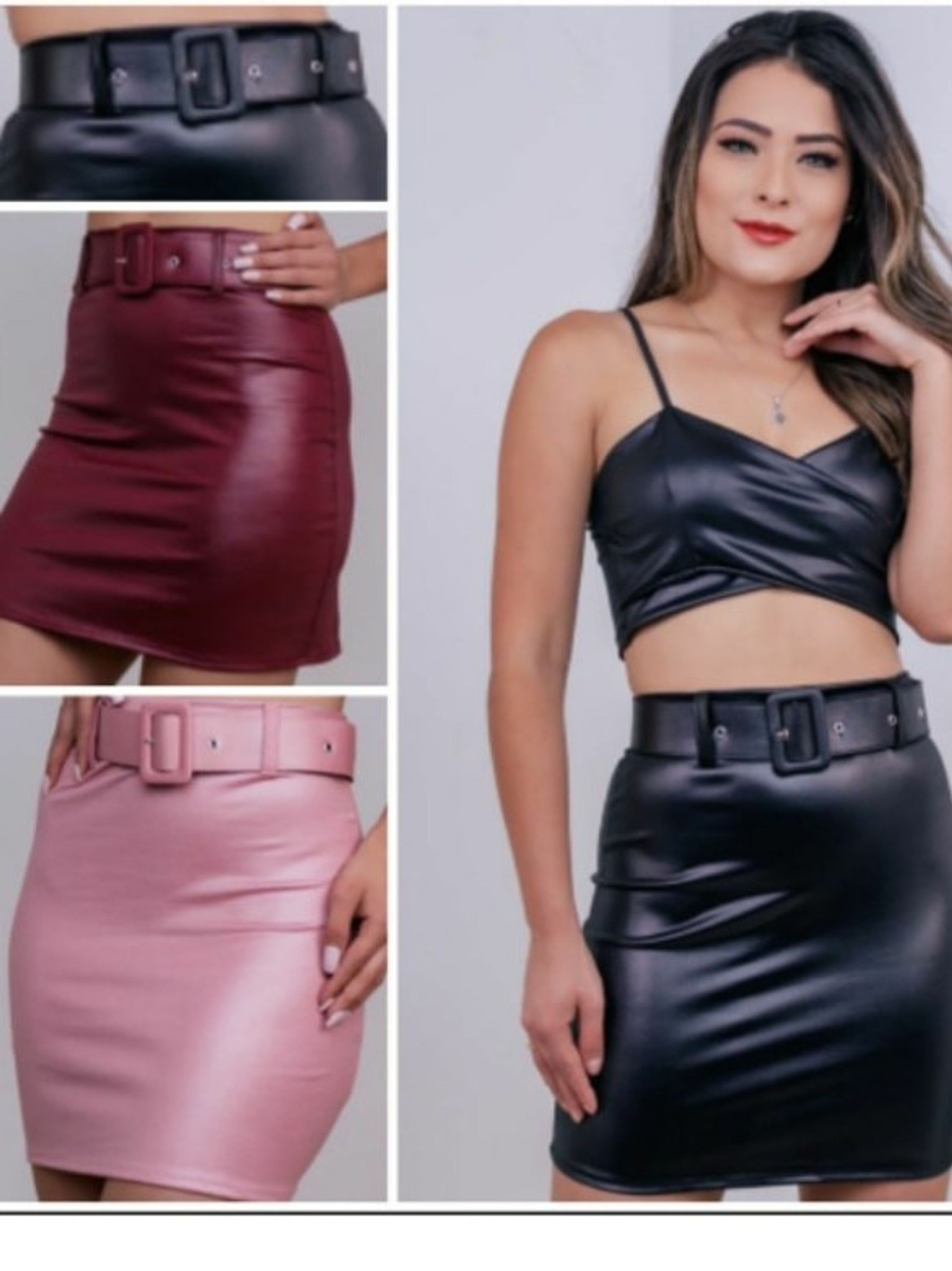 Saia Cirrê Com Cinto