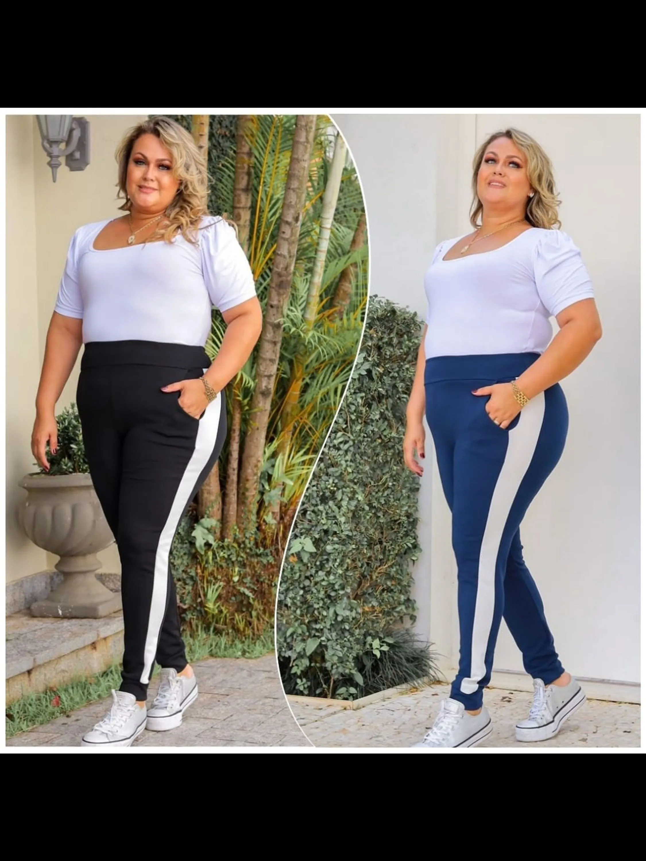 Calça Faixa Plus Size