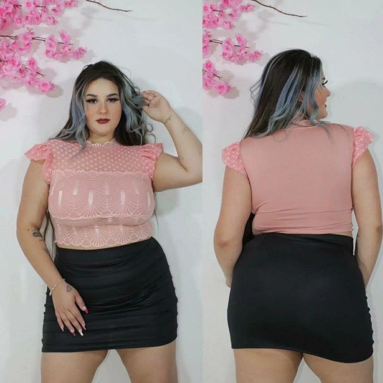 Saia Cirrê Plus Size
