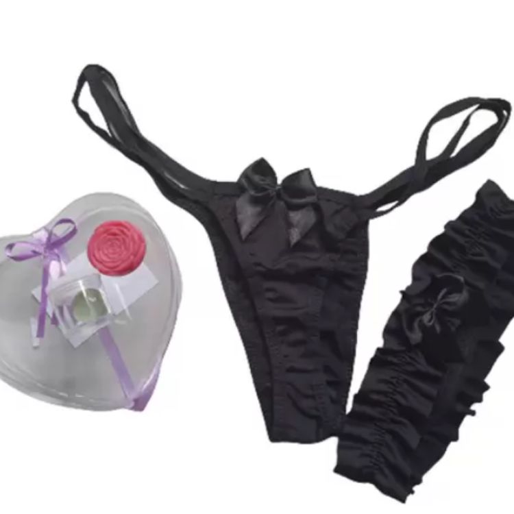 Kit Sensual (Calcinha+Persex+Sabonete+Bolinha óleo corporal) Luki Modas