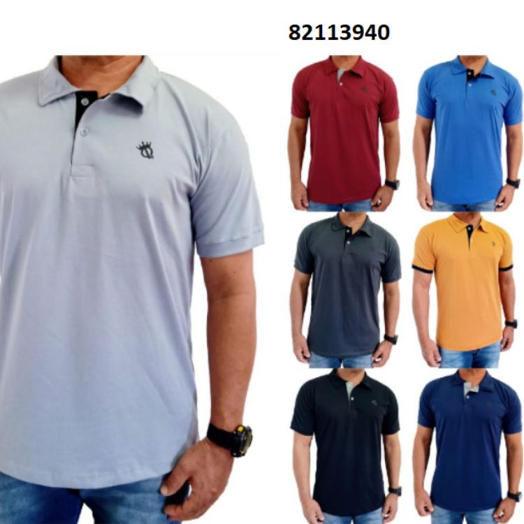 Camisa Polo Masculina cores Variadas Conforme disponibilidade 82113940 0410