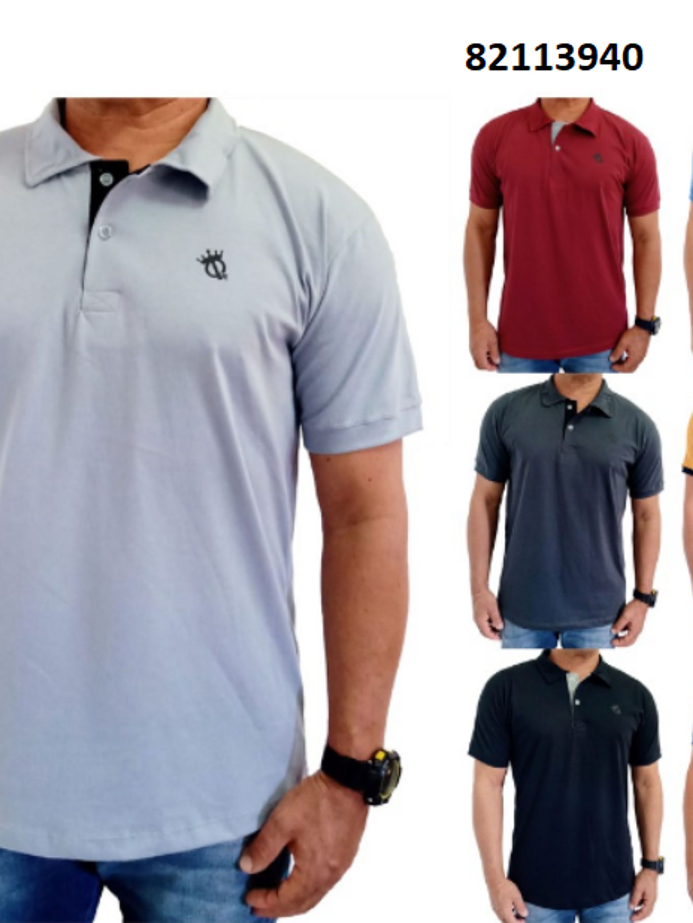 Camisa polo cores Variadas Conforme disponibilidade