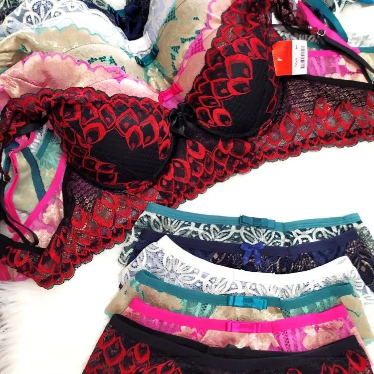 Conjunto de lingerie variados modelos luxo