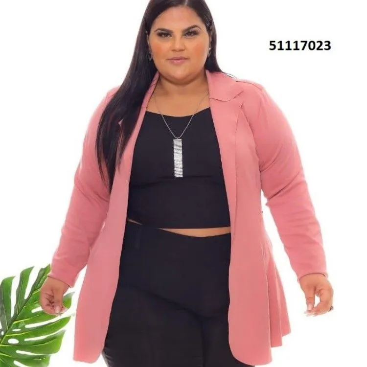 Blazer Curto Plus Size 51117023 2809