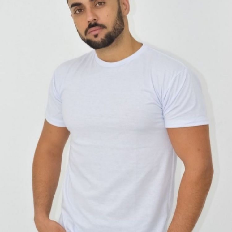 Camiseta Masculina Lisa e Estampadas  82113964 LUKI MODAS 0509