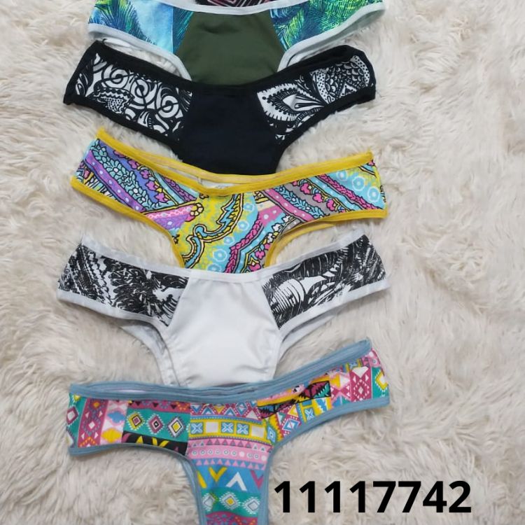 Calcinha Tanga Estampada 11117742 LUKI MODAS 2605