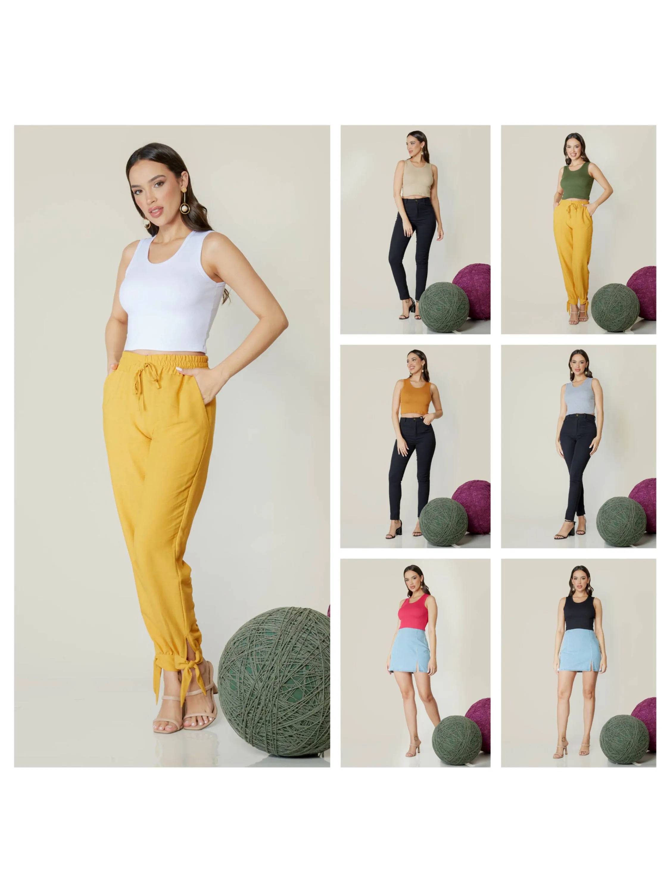 Top cropped regata alça larga tecido ribana moda blogueira