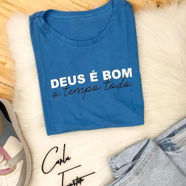 Novo lançamento Blusa T-shirt Camiseta 100% Algodão Luli Outlet