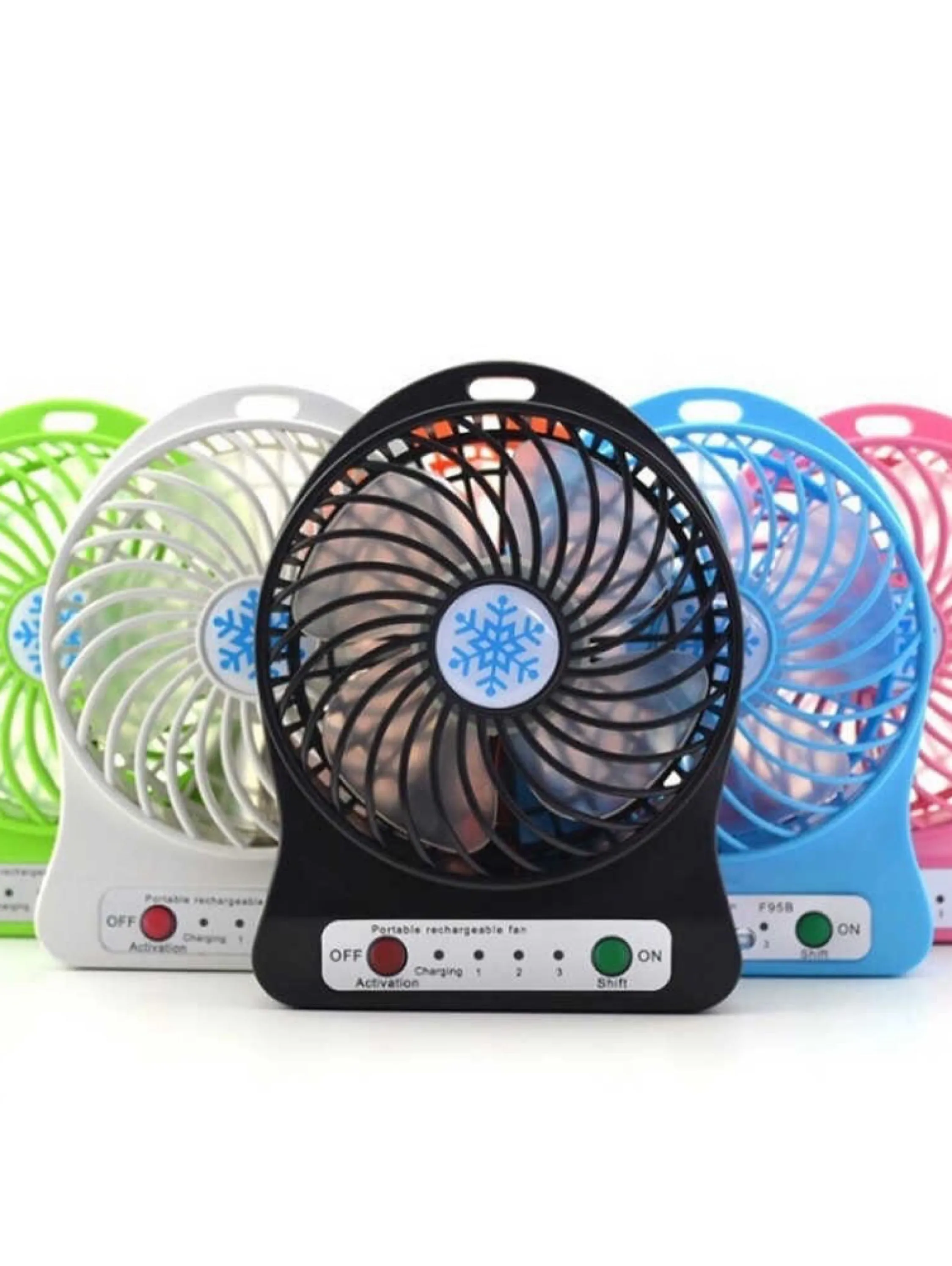 Mini Ventilador Portátil Usb Recarregável 3 Velocidades - Ideal para Viagens e Escritório