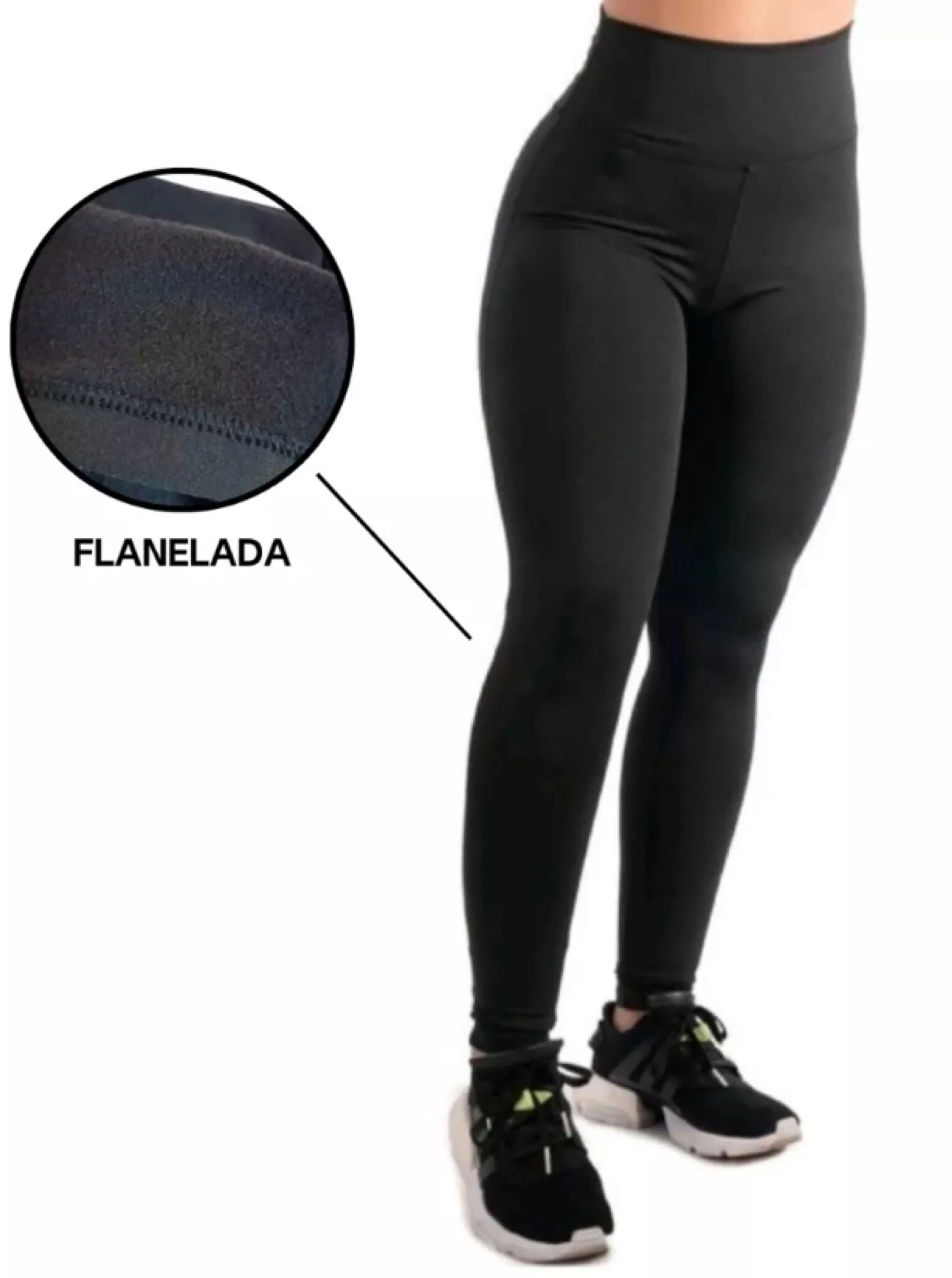 Leggings  feminina franelada p m g gg  bem quentinha com elastano