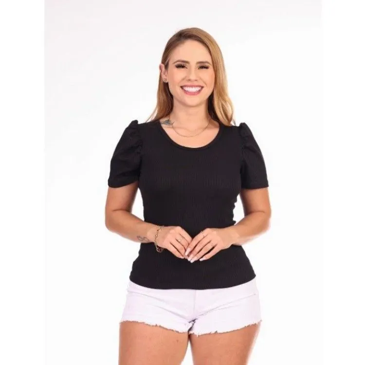 REF 507 BLUSA FEMININA PRINCESA CANELADO