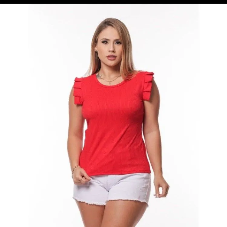 REF 514 BLUSA FEMININA CANELADO