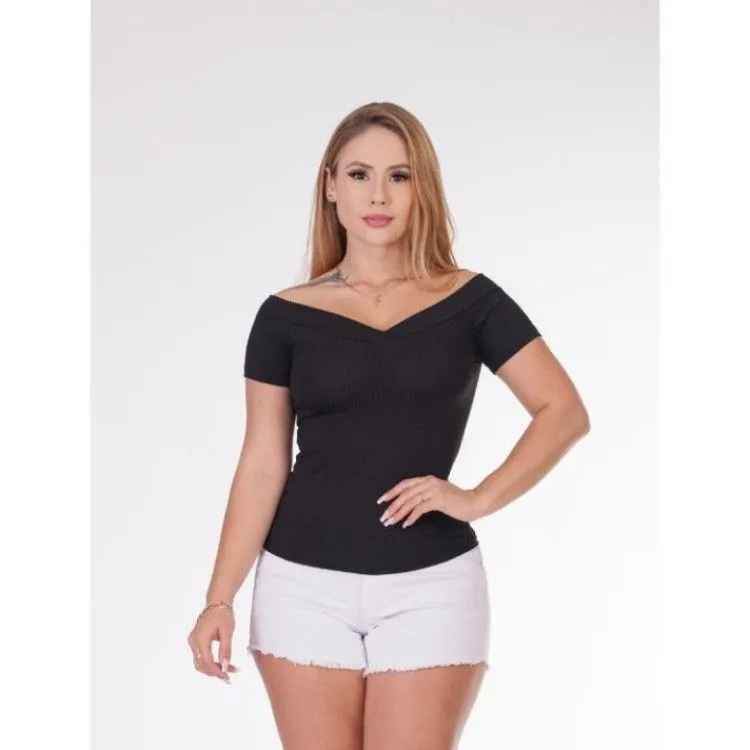 REF 510 BLUSA FEMININA CANELADO