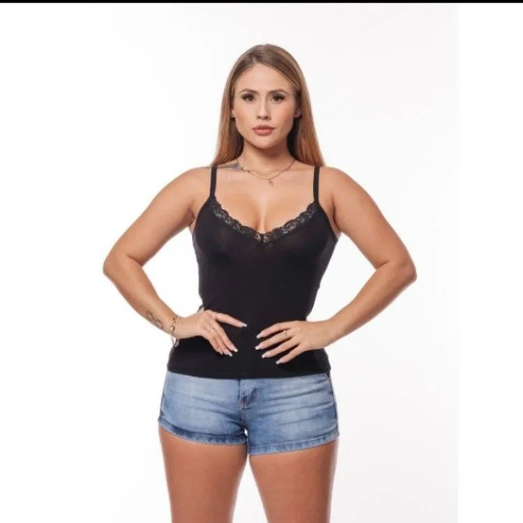 REF 585 BLUSA FEMININA VISCOLYCRA