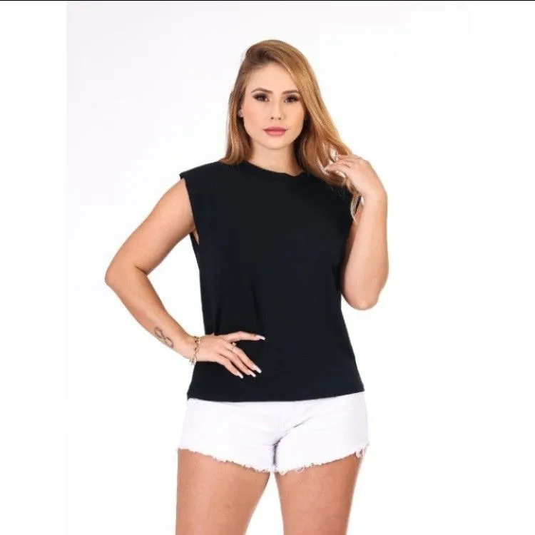 REF 603 BLUSA FEMININA MUSCLE VISCOLYCRA