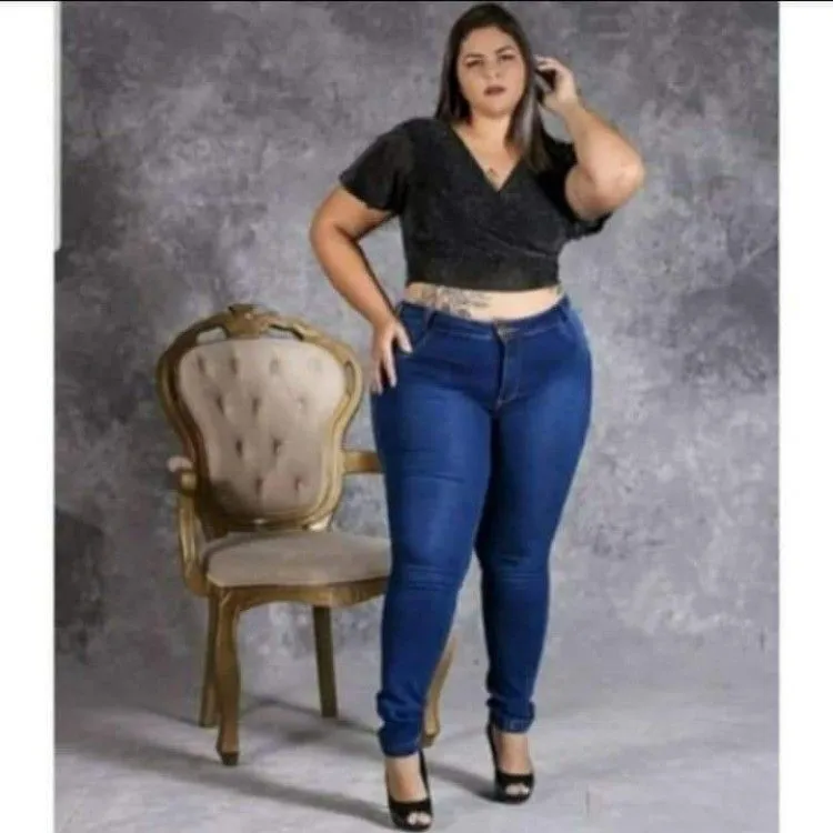 CALCA JEANS PLUS SIZE COD-233