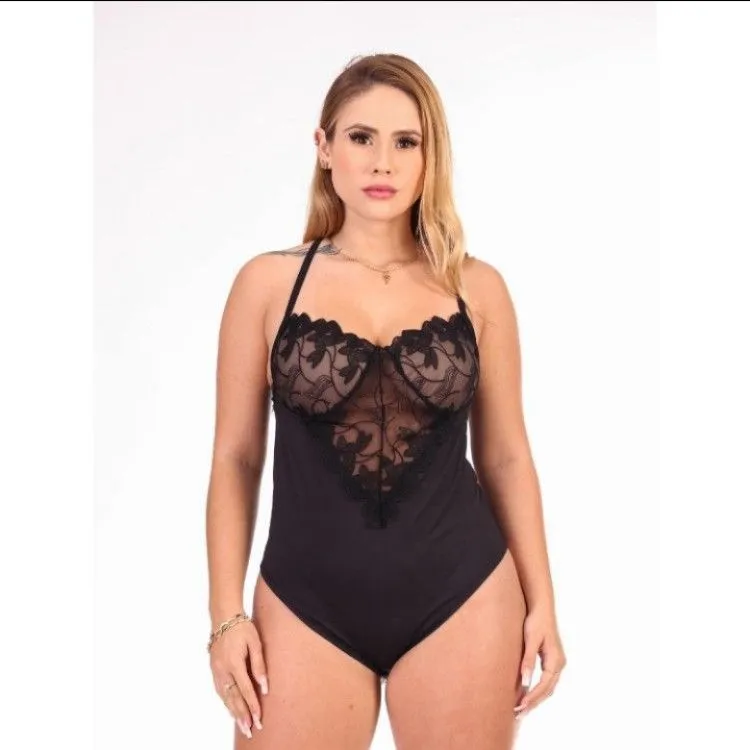 REF 534 BODY FEMININA RENDA