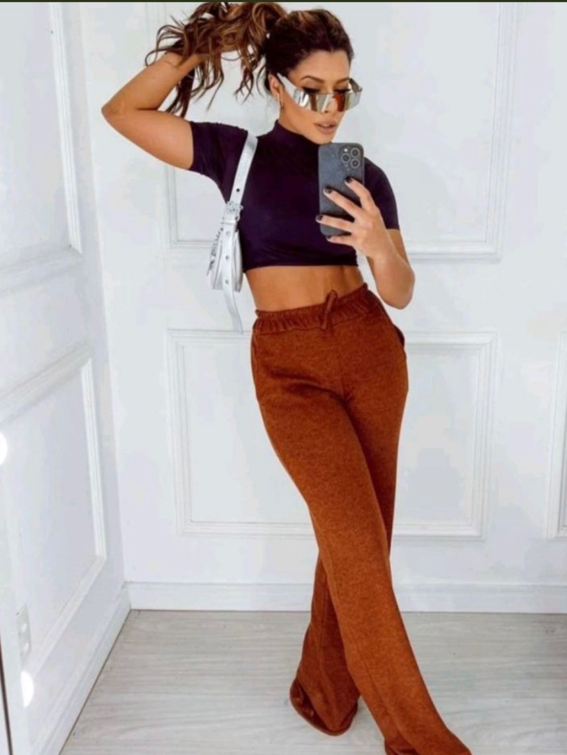 Calça Pantalona Lanzinha Moda Feminina
