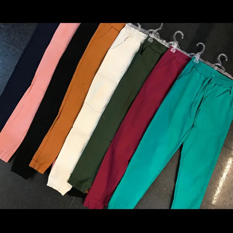 Calça jogger bengaline tecido estica Maya Modas