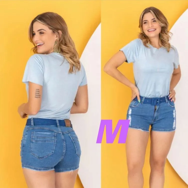 Blusa manga curta tecido suéde Maya modas