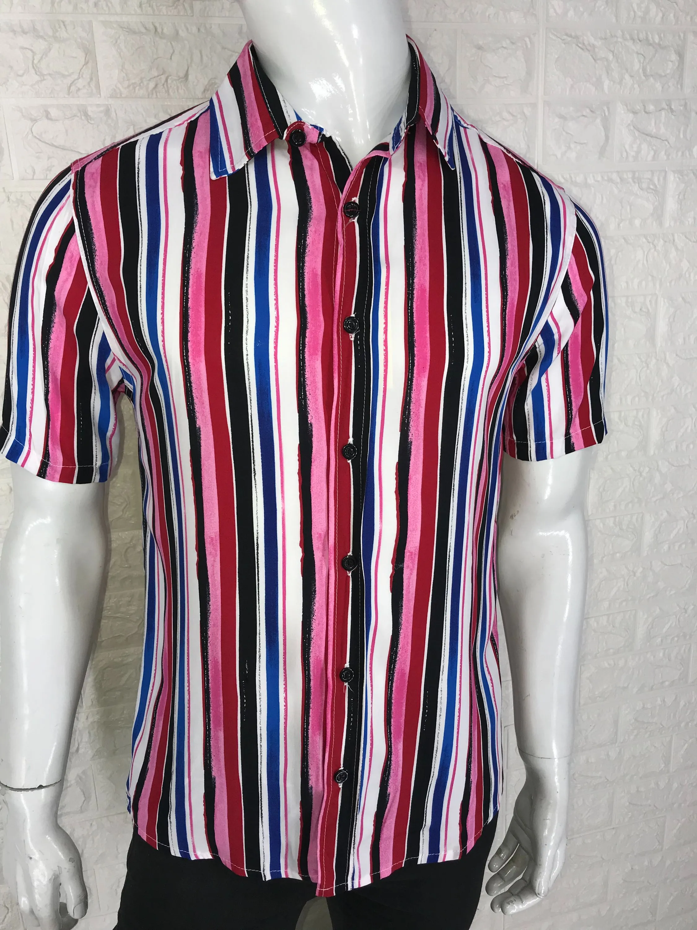 Camisa Masculina Viscose Estampada