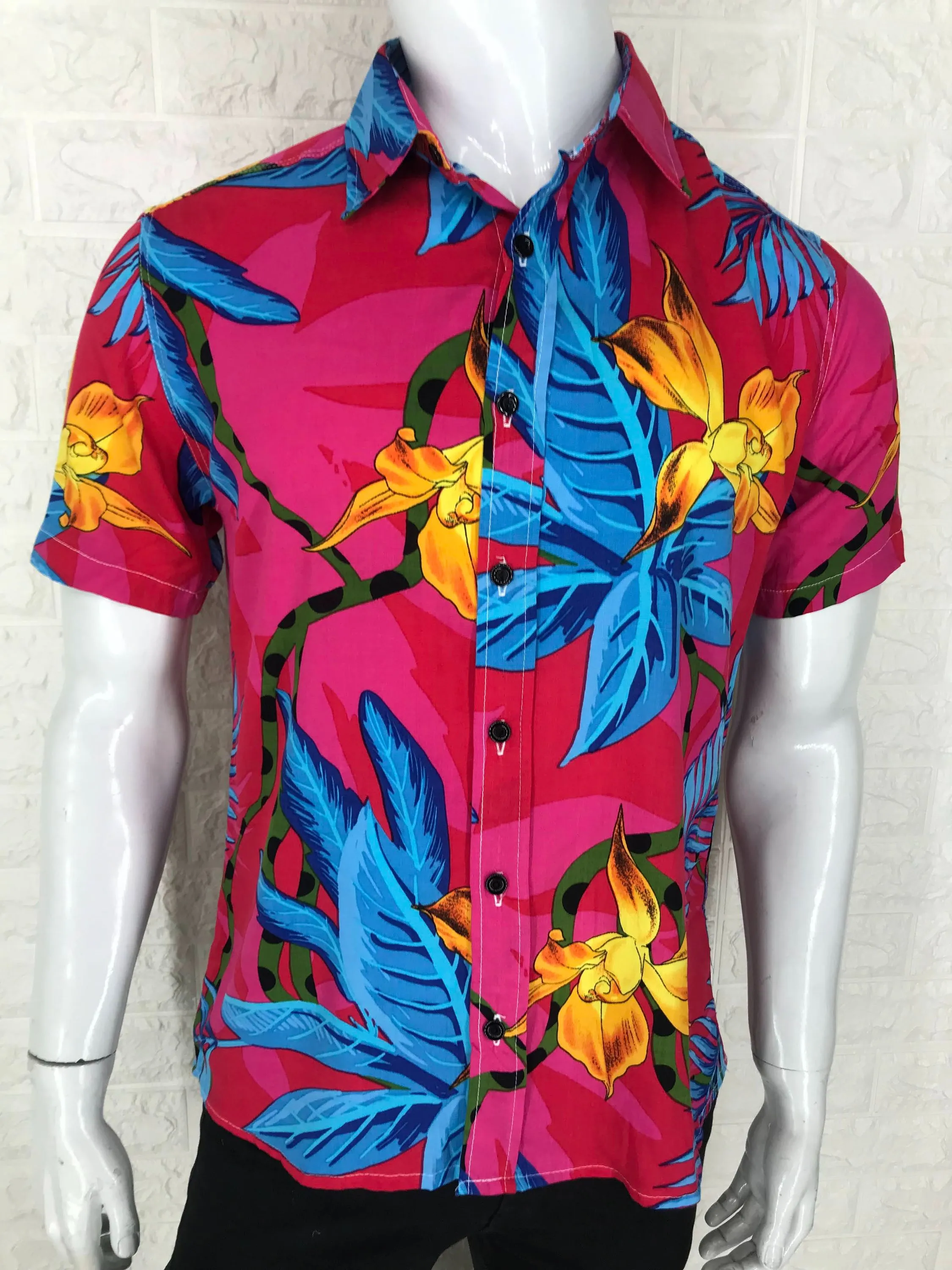 Camisa Masculina Viscose Estampada