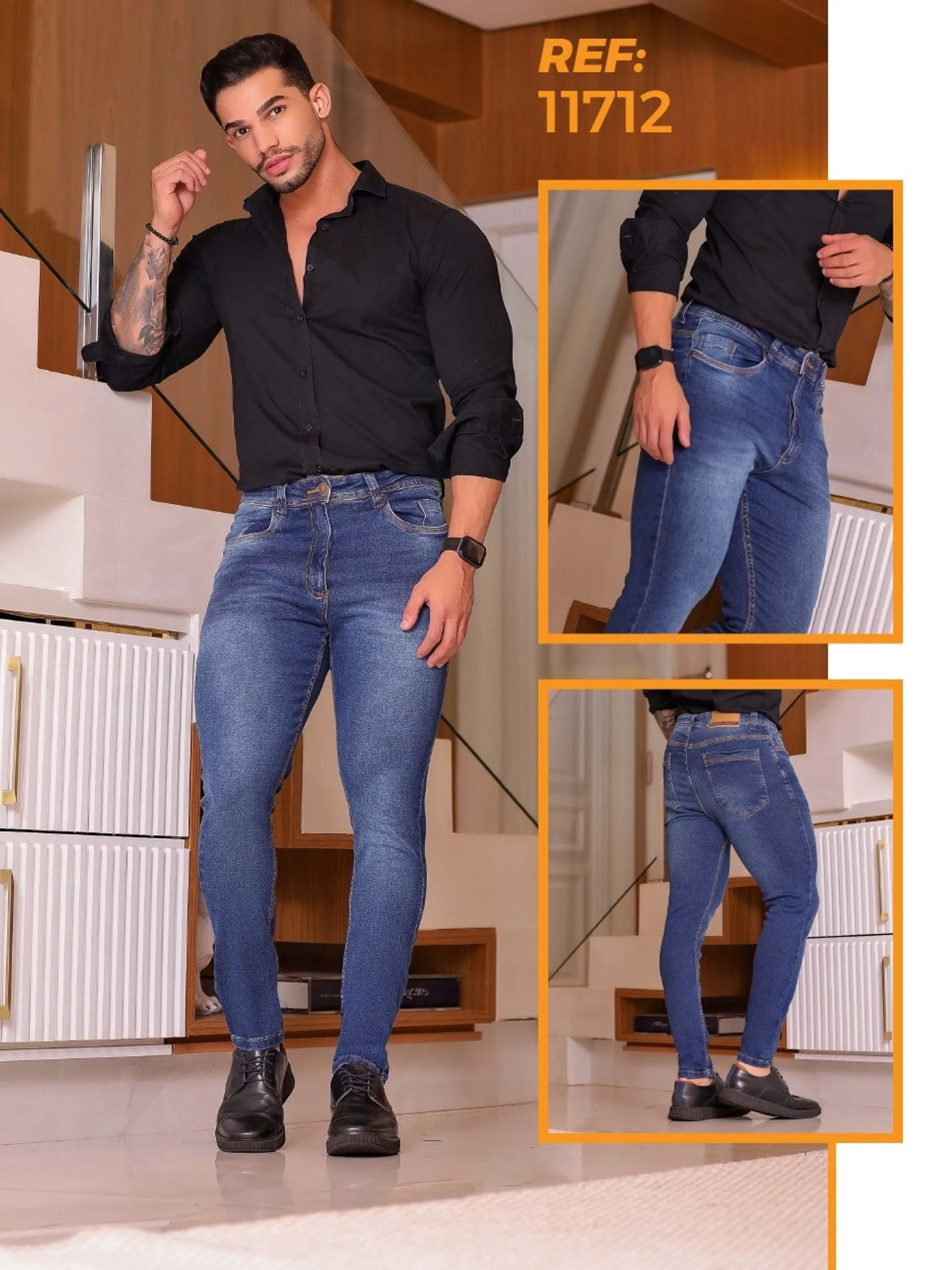 Calça Jeans masculina modelo exclusivo