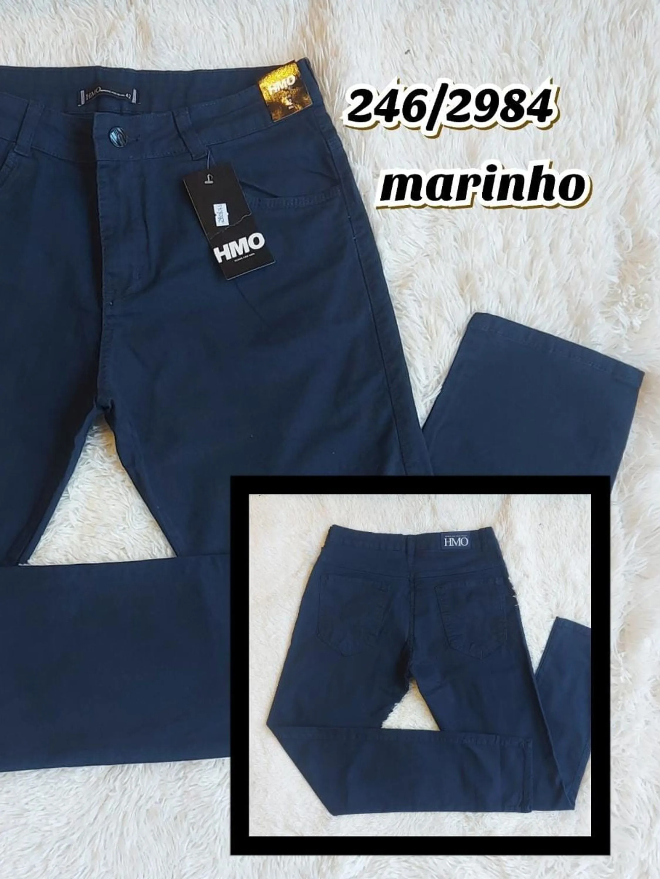 Calça de sarja slim bolso tradicional tamanhos do 38 ao 48,o melhor jeans do Mundo é aqui na Magnata 007 Atacadista !!!