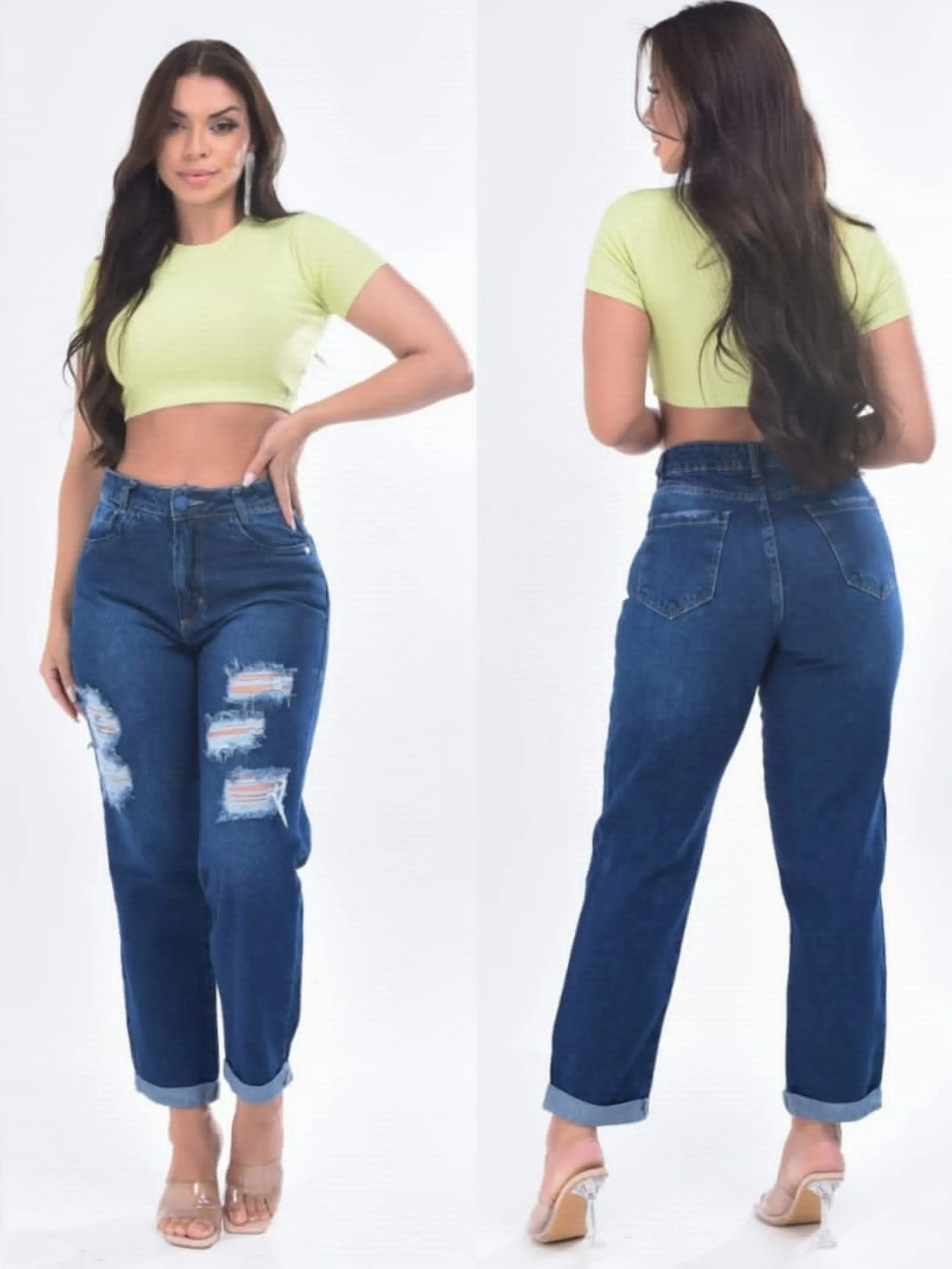 Mom Jeans feminina,a queridinha das famosas e blogueiras,feita com o melhor do Jeans ,tecido 100% da melhor qualidade,aqui na nossa loja Magnata 007 ,o melhor Jeans do mundo !!!