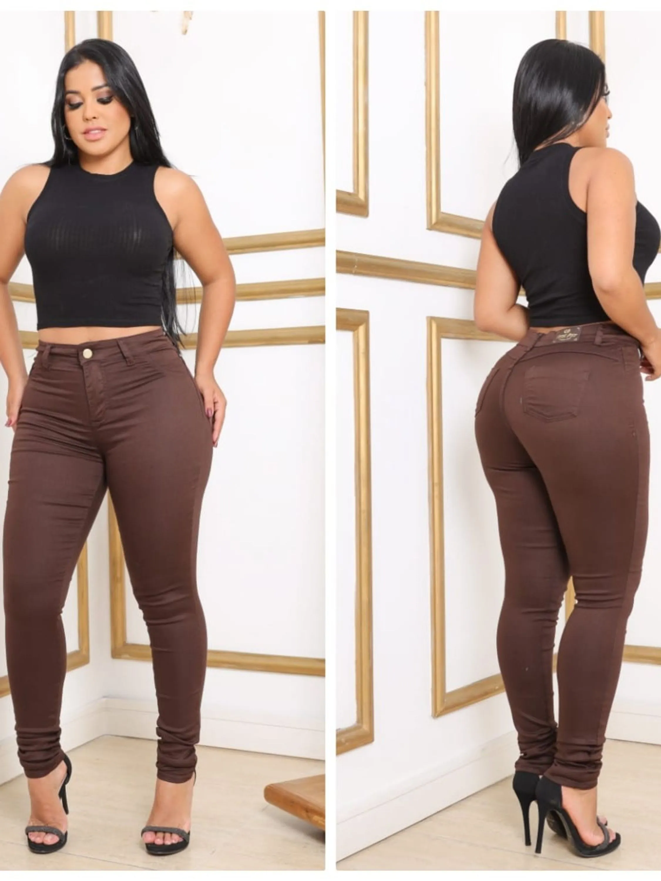 Calça de sarja feminina cor ????  tamanhos 36 ao 46