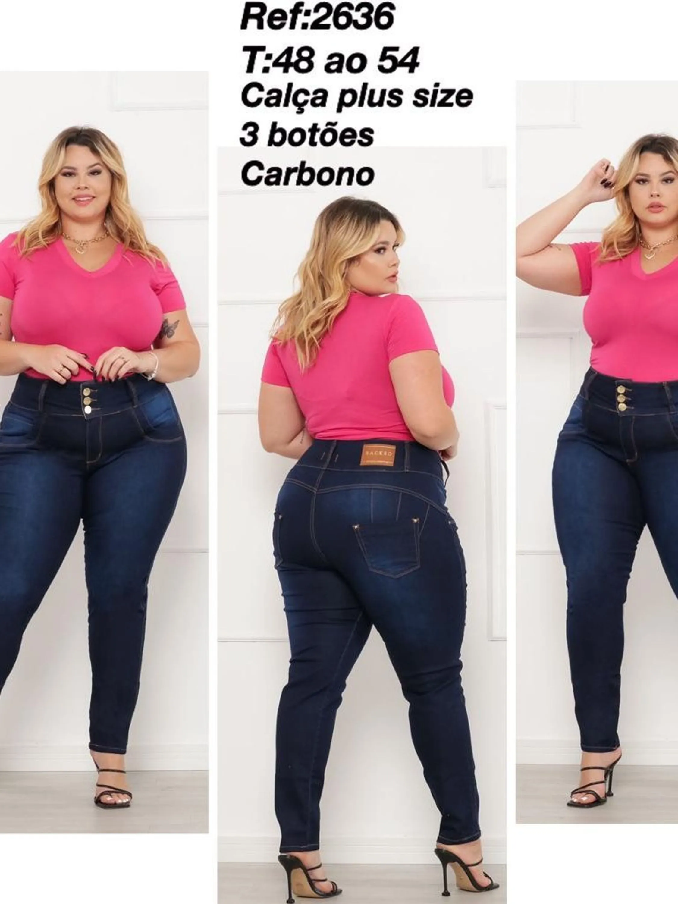 Calça Jeans Plus size Feminina modelo exclusivo levanta Bumbum,o melhor jeans do Mundo!!!