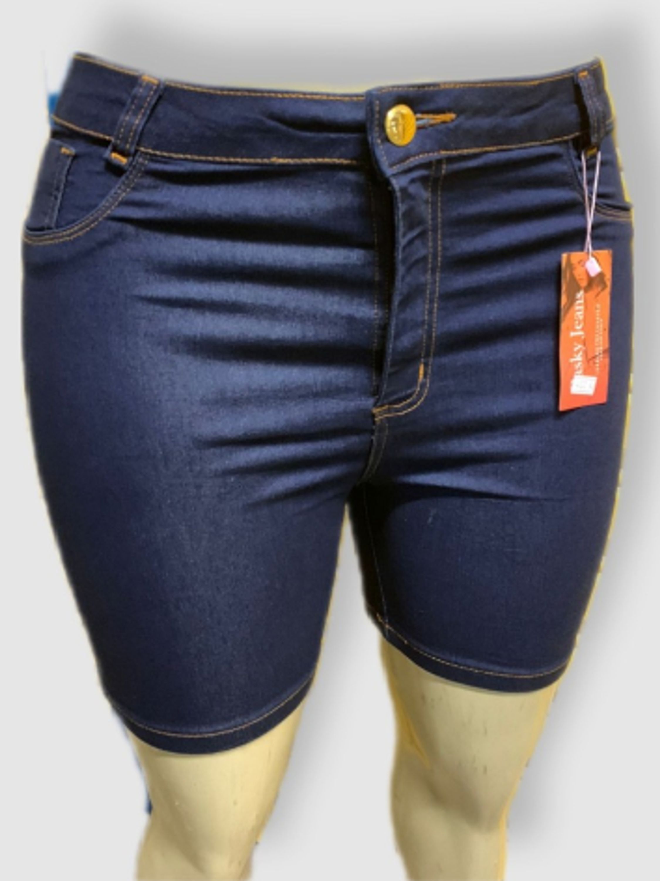 Bermuda Jeans Plus Size Elastano Ref.8520