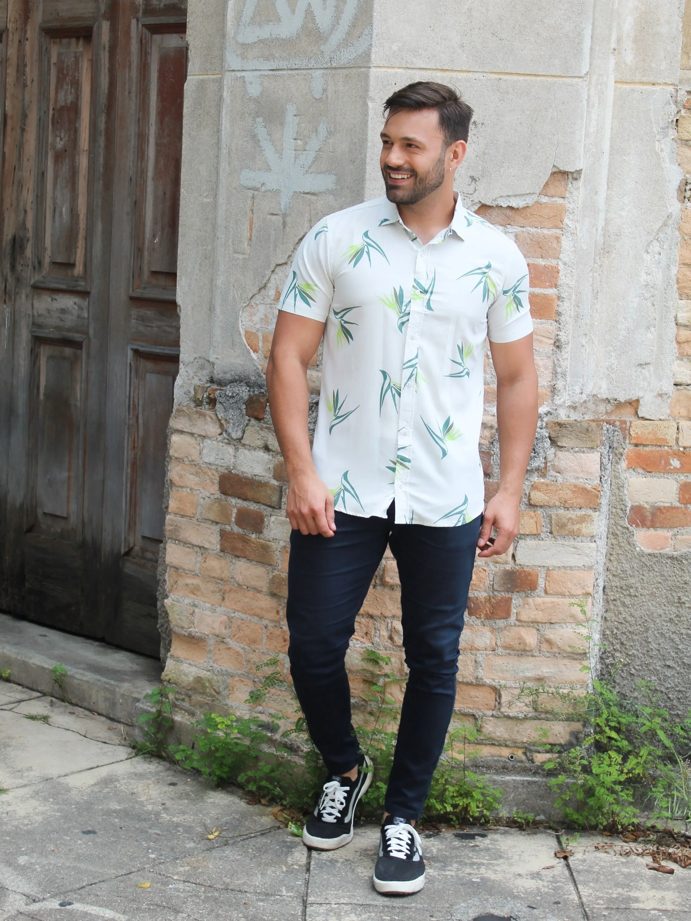 R1000 CAMISA ESTAMPADA VISCOSE