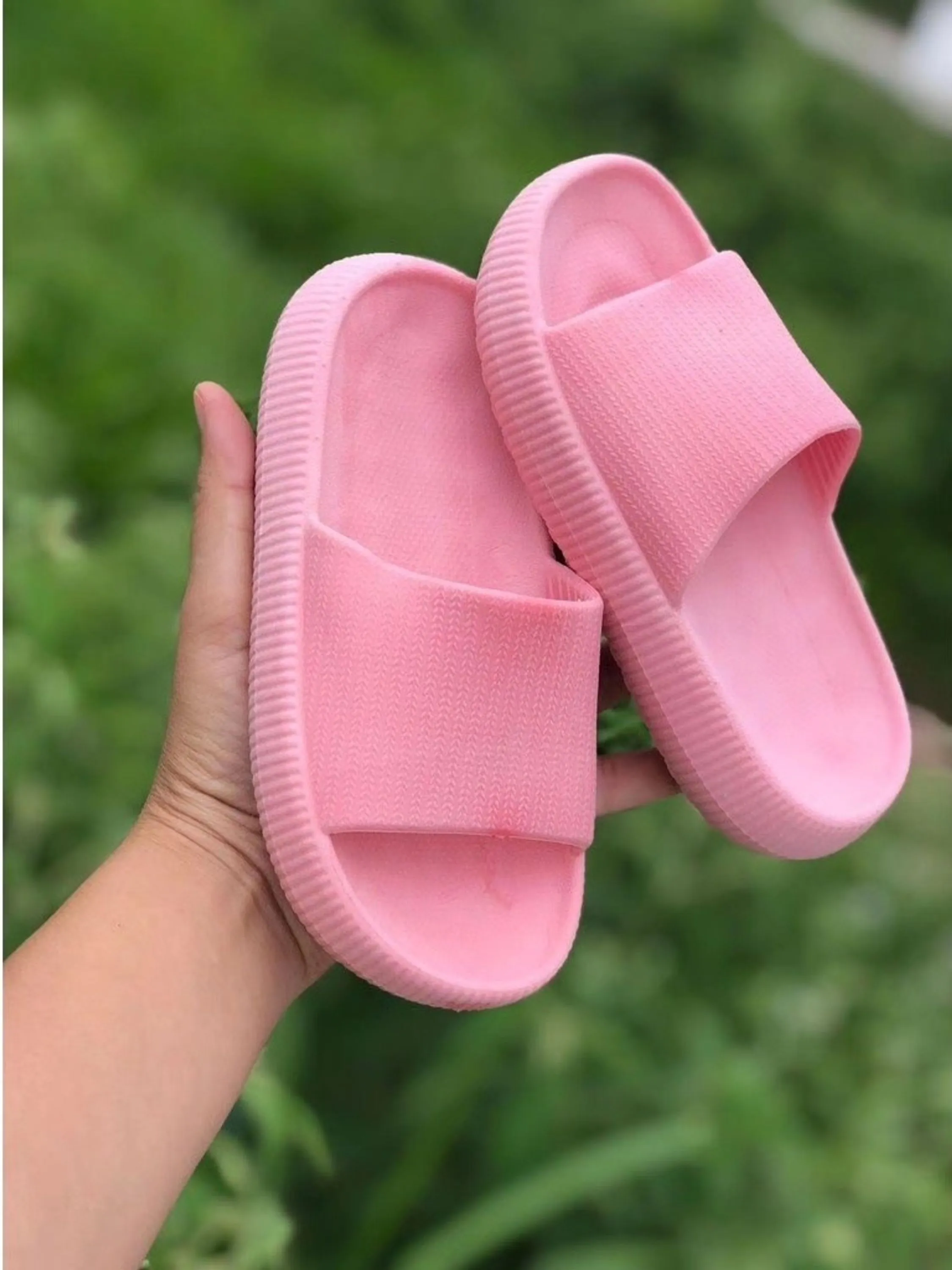 Chinelo nuvem infantil rosa