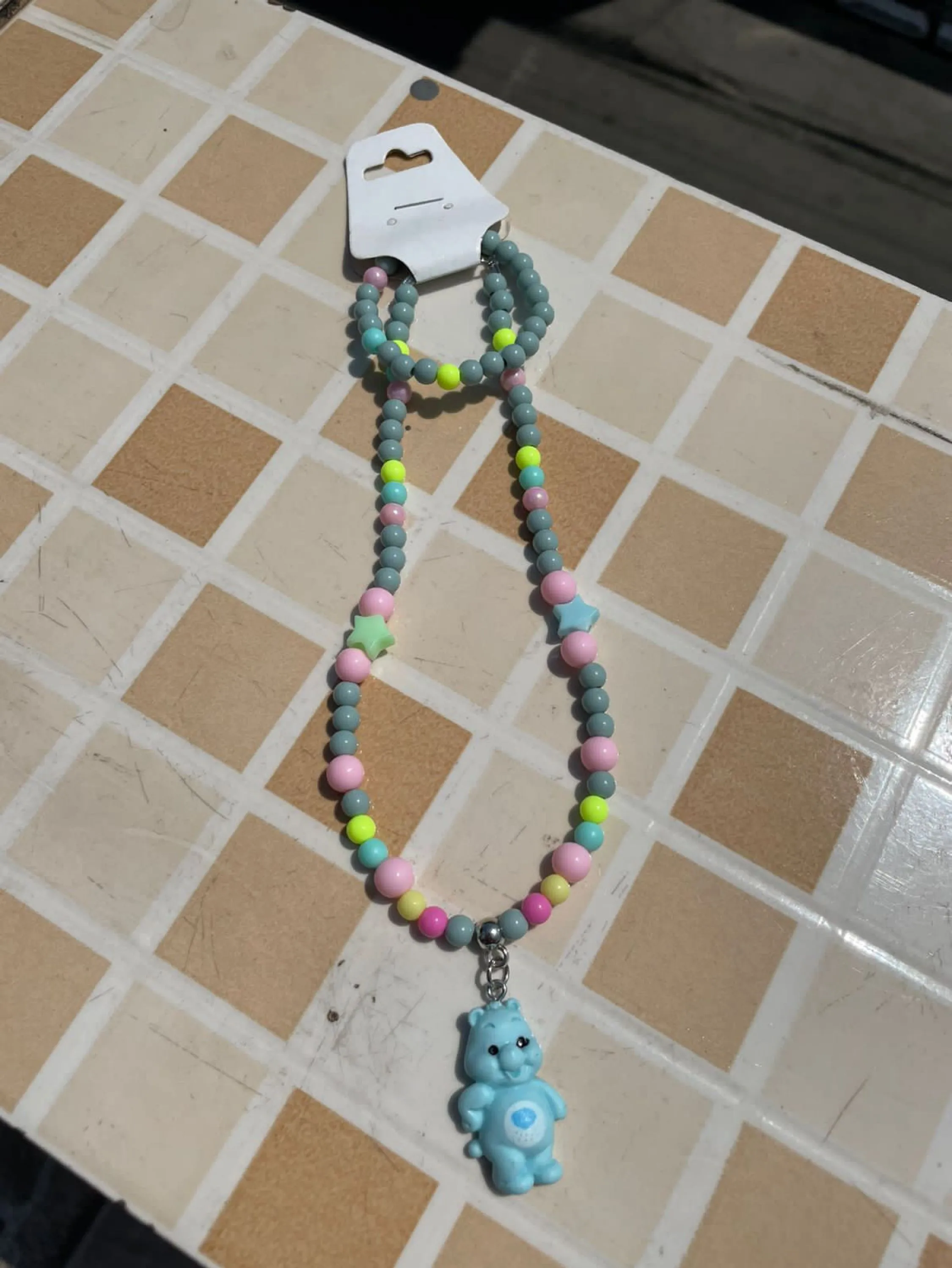 Colar e pulseira infantil