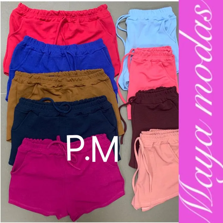 Shorts creper com bolso Maya Modas