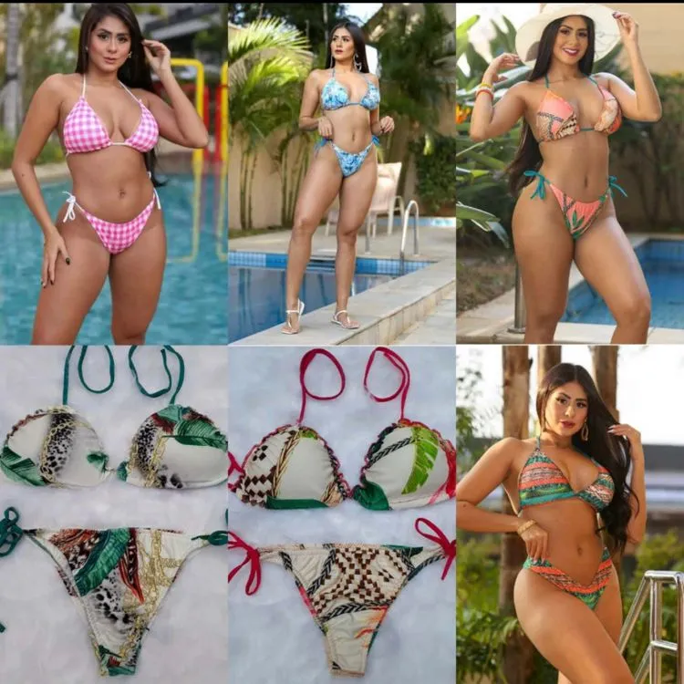 Biquini conjunto Estampado variadas