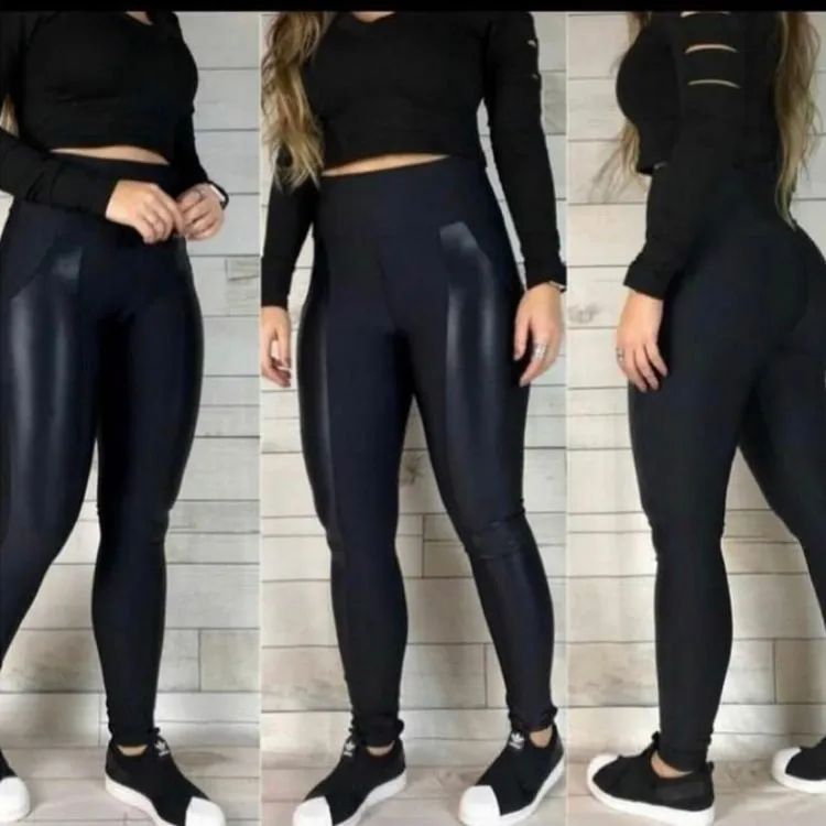 Calça leggings tecido montaria estica Maya modas