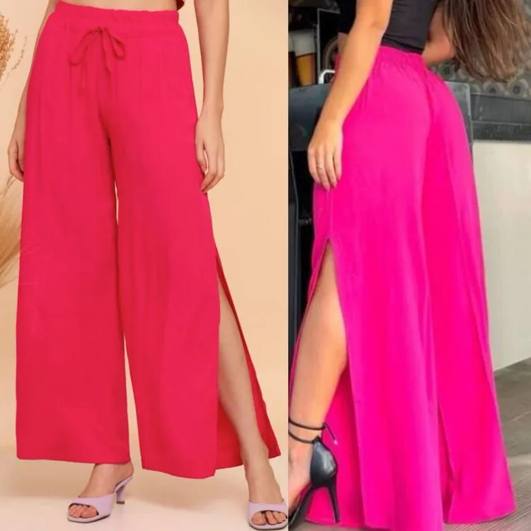 Calça pantalonas com forro tecido viscose Maya modas