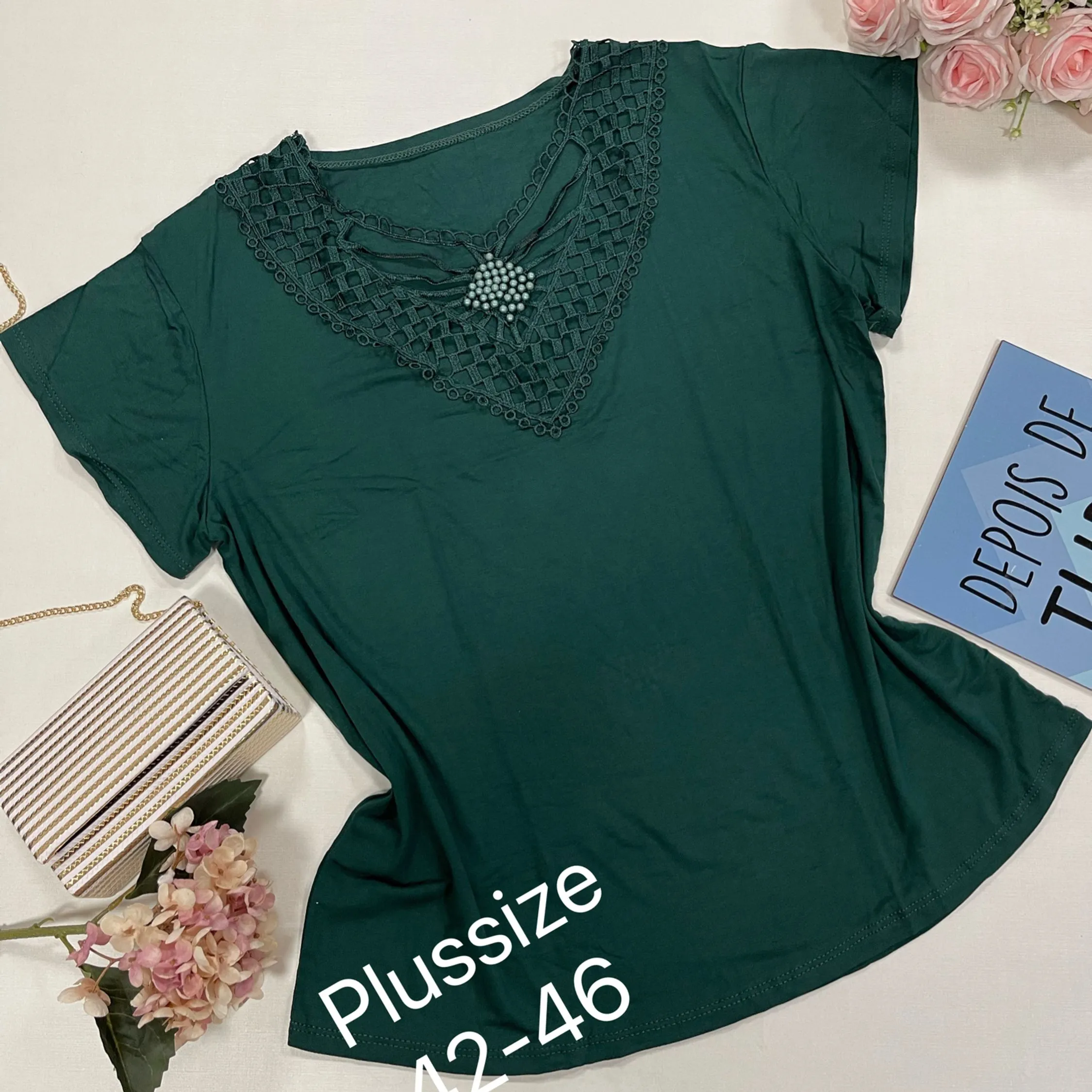 Plussize Blusa viscolycra Maya modas