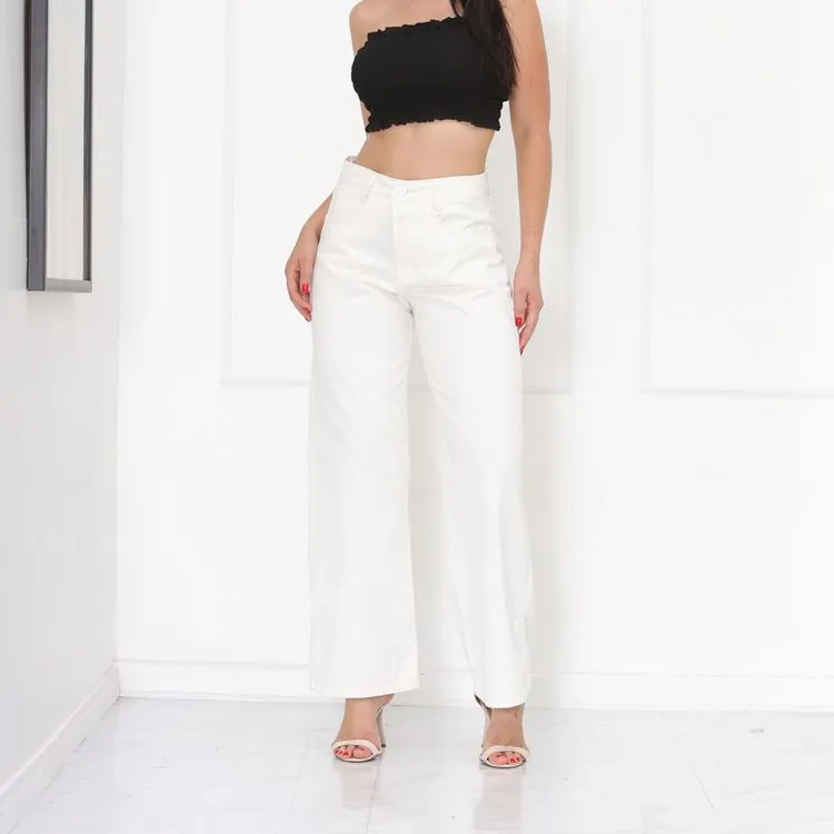 calça wide leg