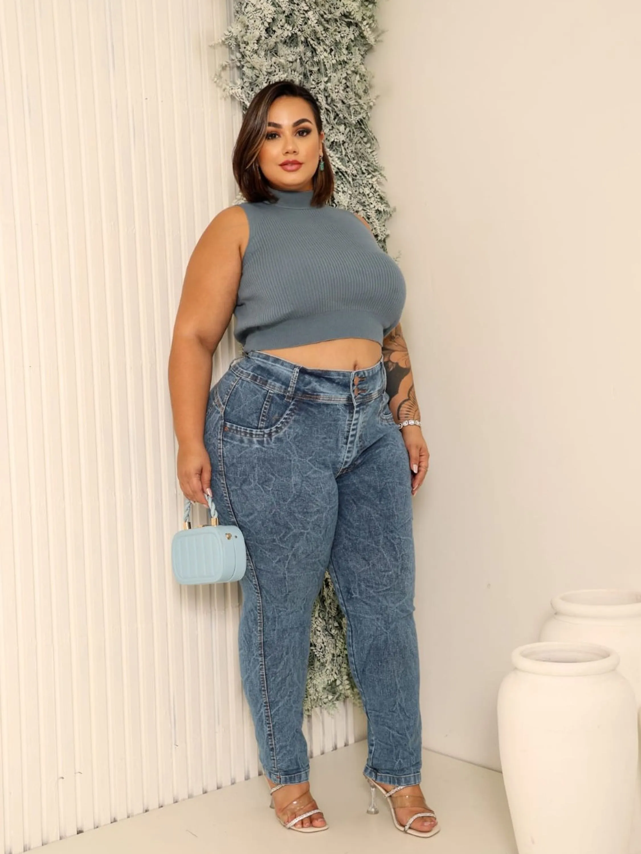 Calça Plus Size Skiny