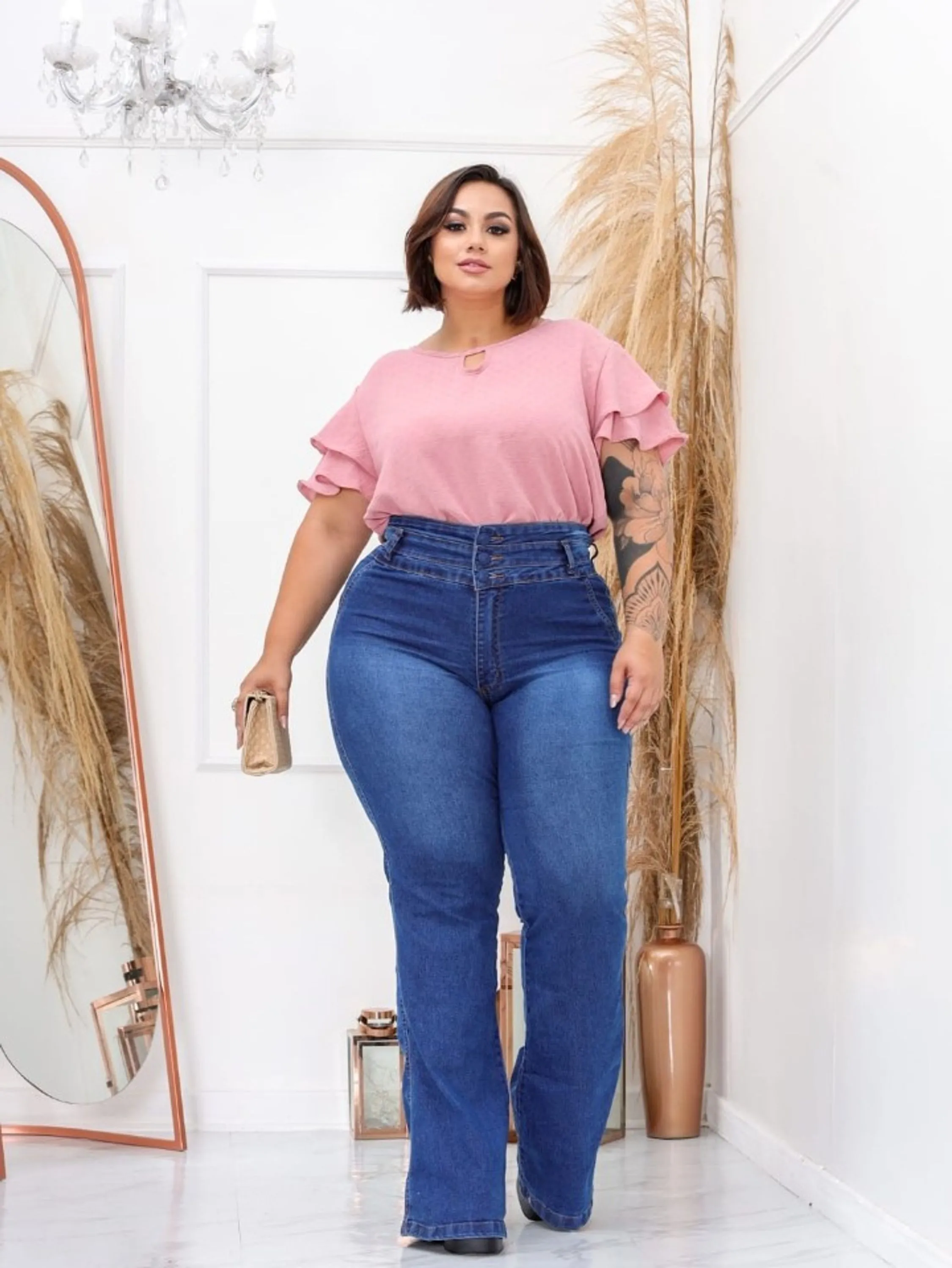 Calça Flare Plus size