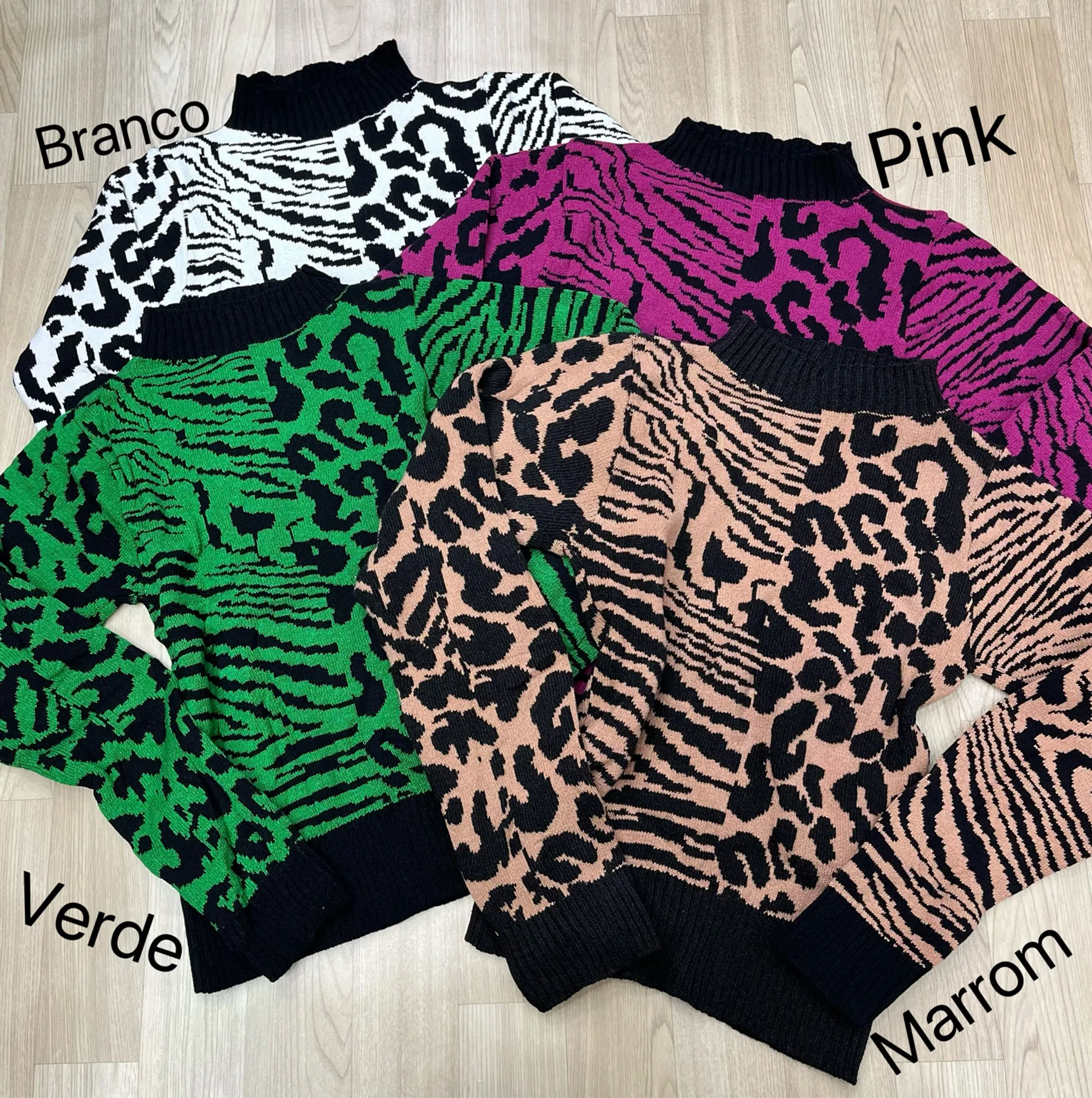 Blusa modal de Zebra grosso