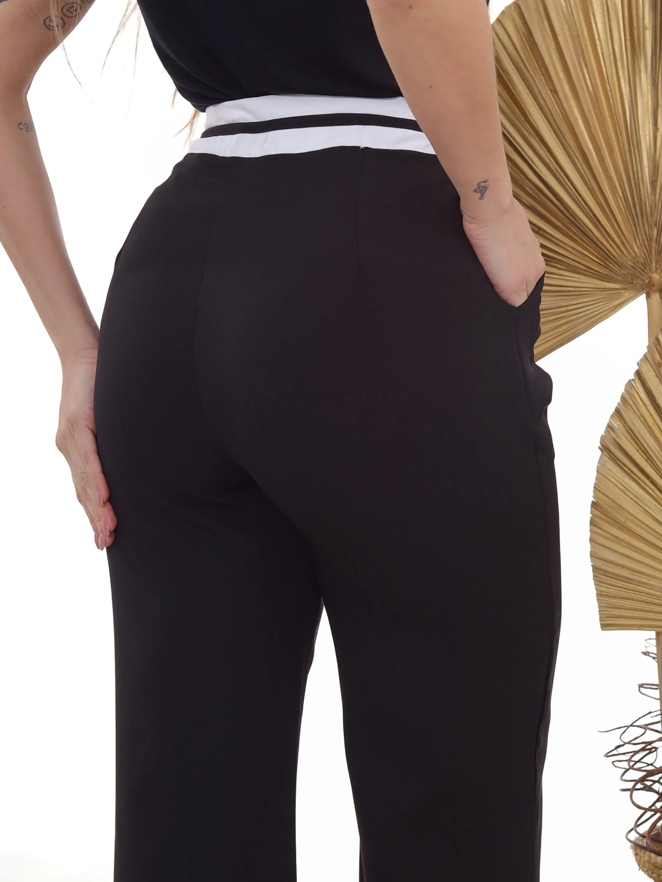 Calça pantalona virginia de alfaiataria