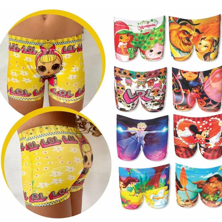 Cueca boxer feminino infantil