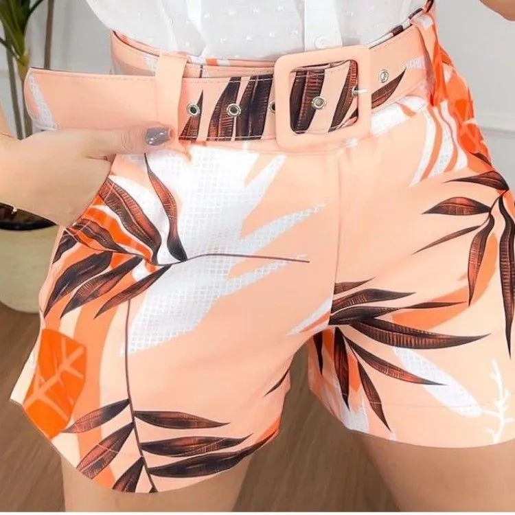 Shorts estampado tendência verão  # My180