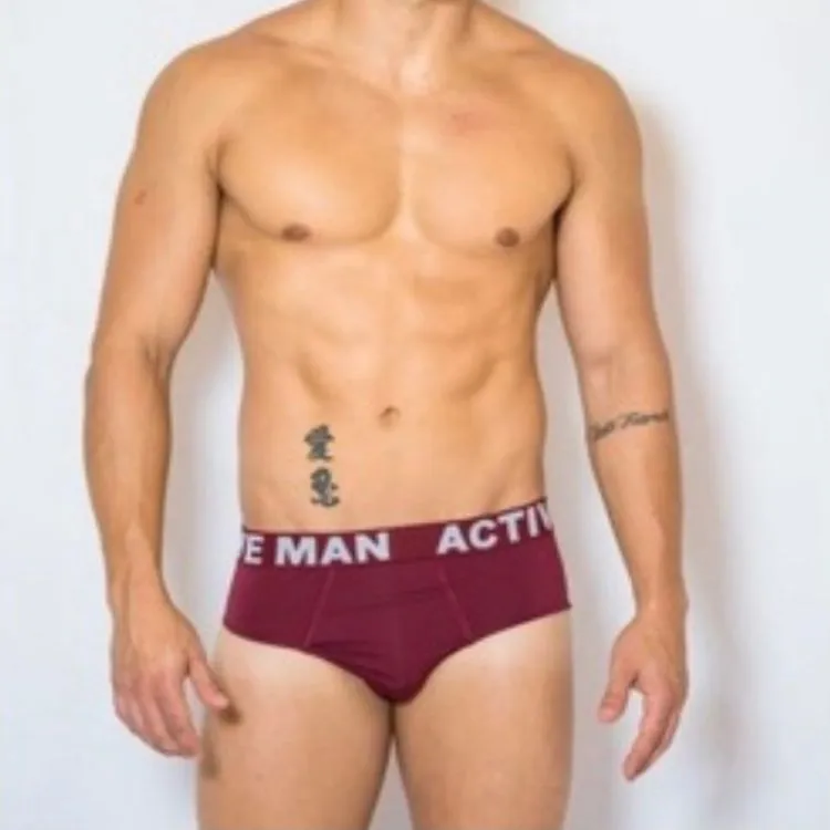 Cueca slip microfibra adulto masculino